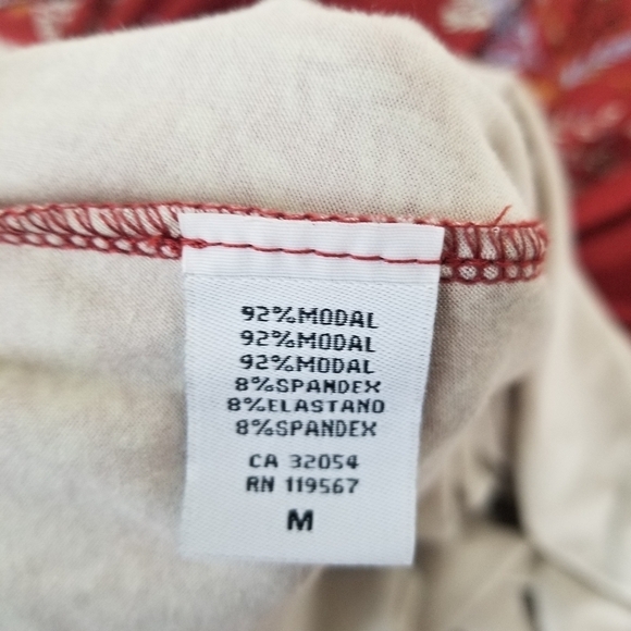 NWT Rachel Pally Lynwood Midi Dress Burgundy Garland Print Size M Stretchy - Picture 9 of 16